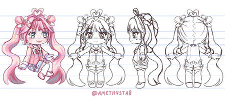 Character Design For my OC's 3D Model