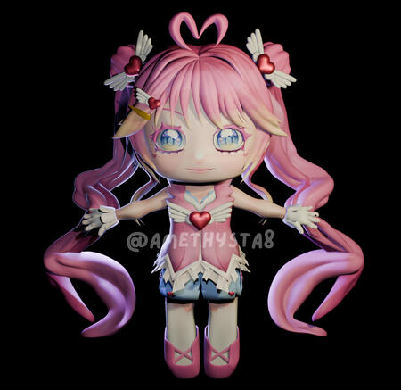 Character Design For my OC's 3D Model